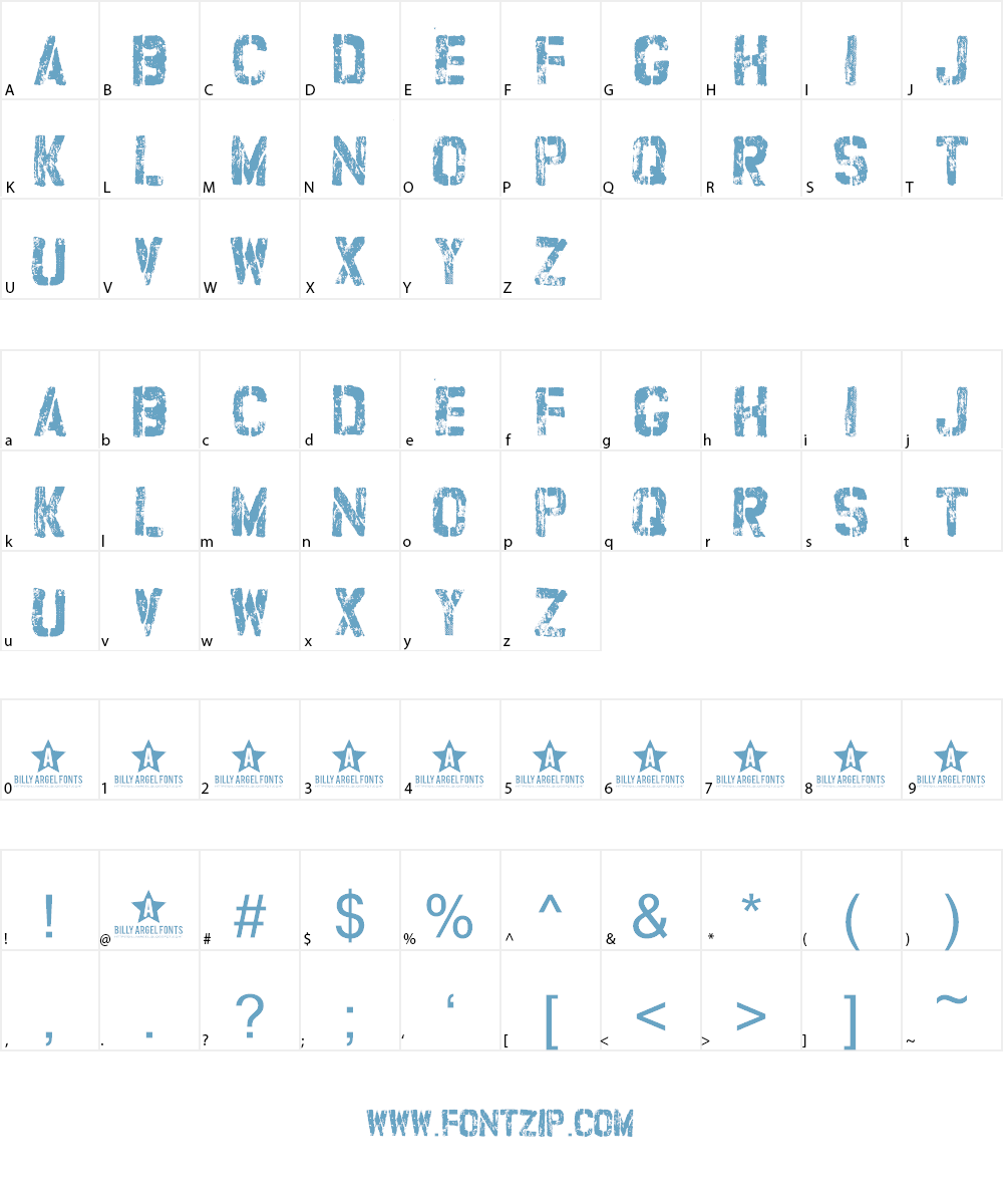 refurbished Font Character