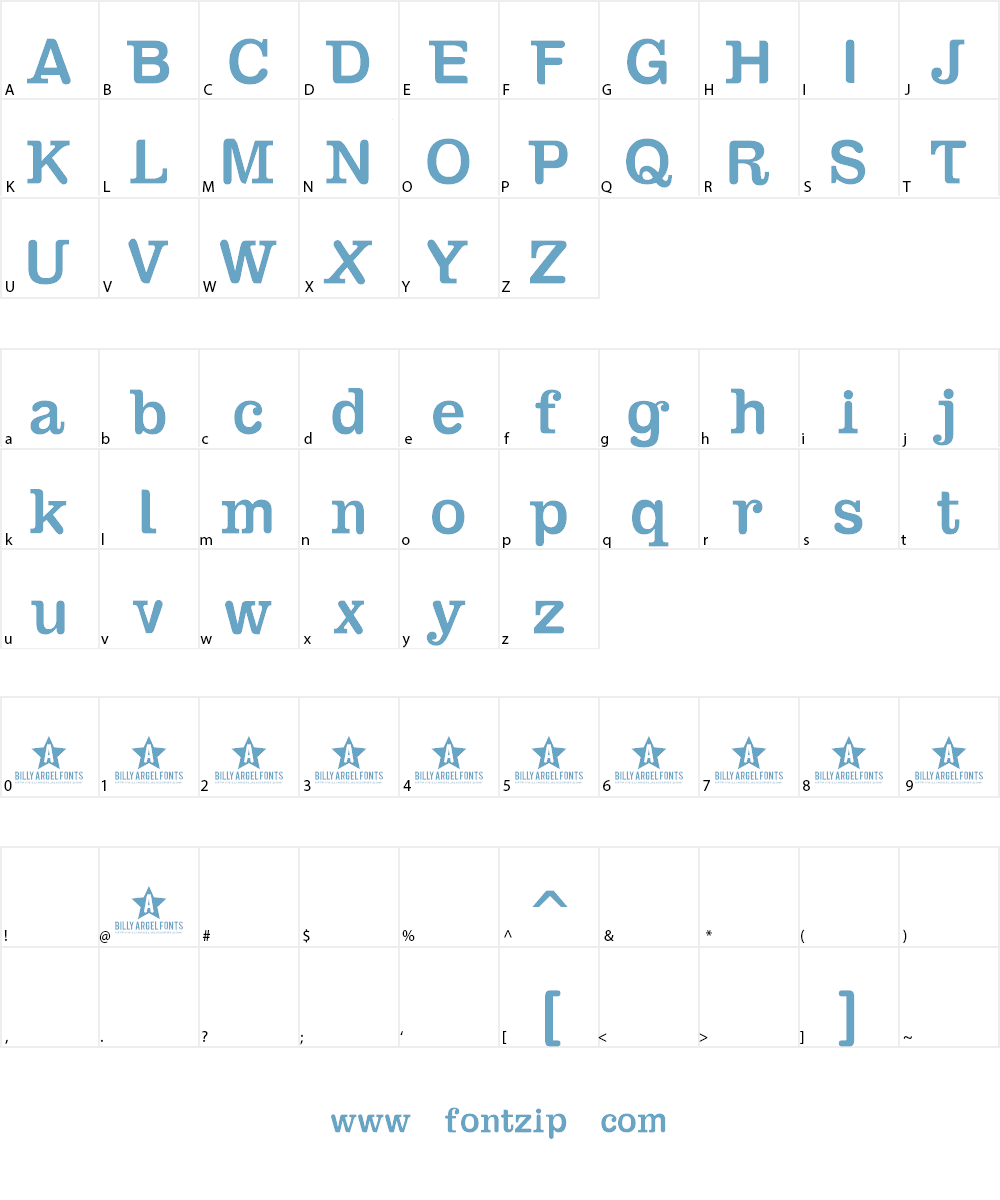 SAMBAHOLLYC Font Character