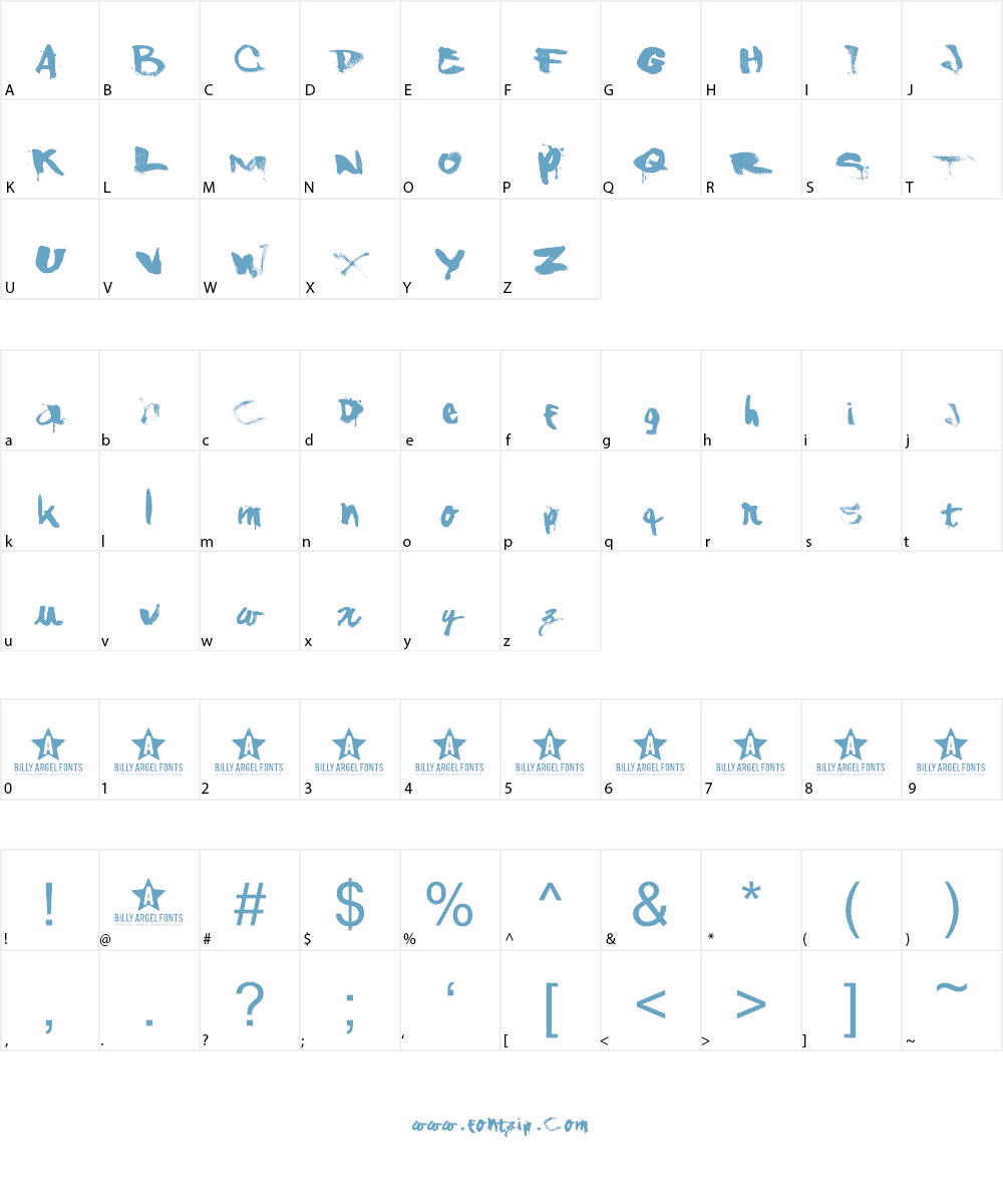 ShAnKed Font Character