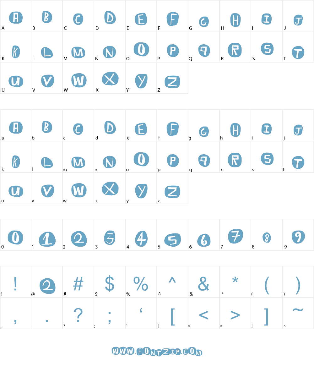 EightBaller Font Character