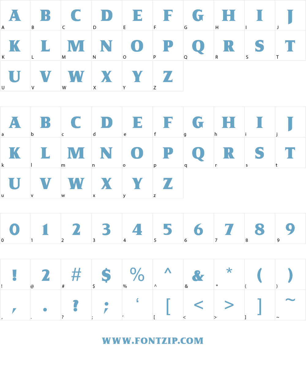 King of Rome Font Character