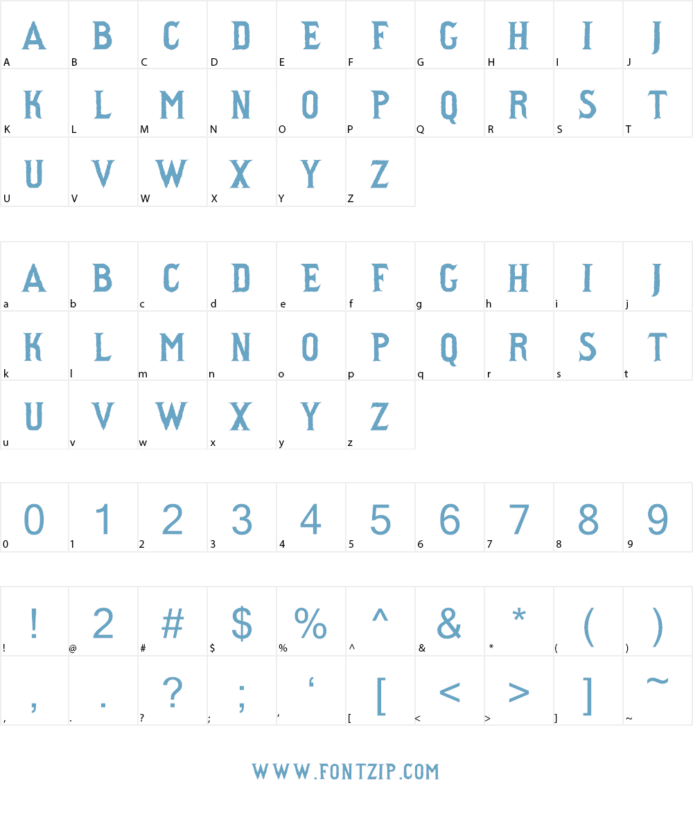 Principaute Font Character