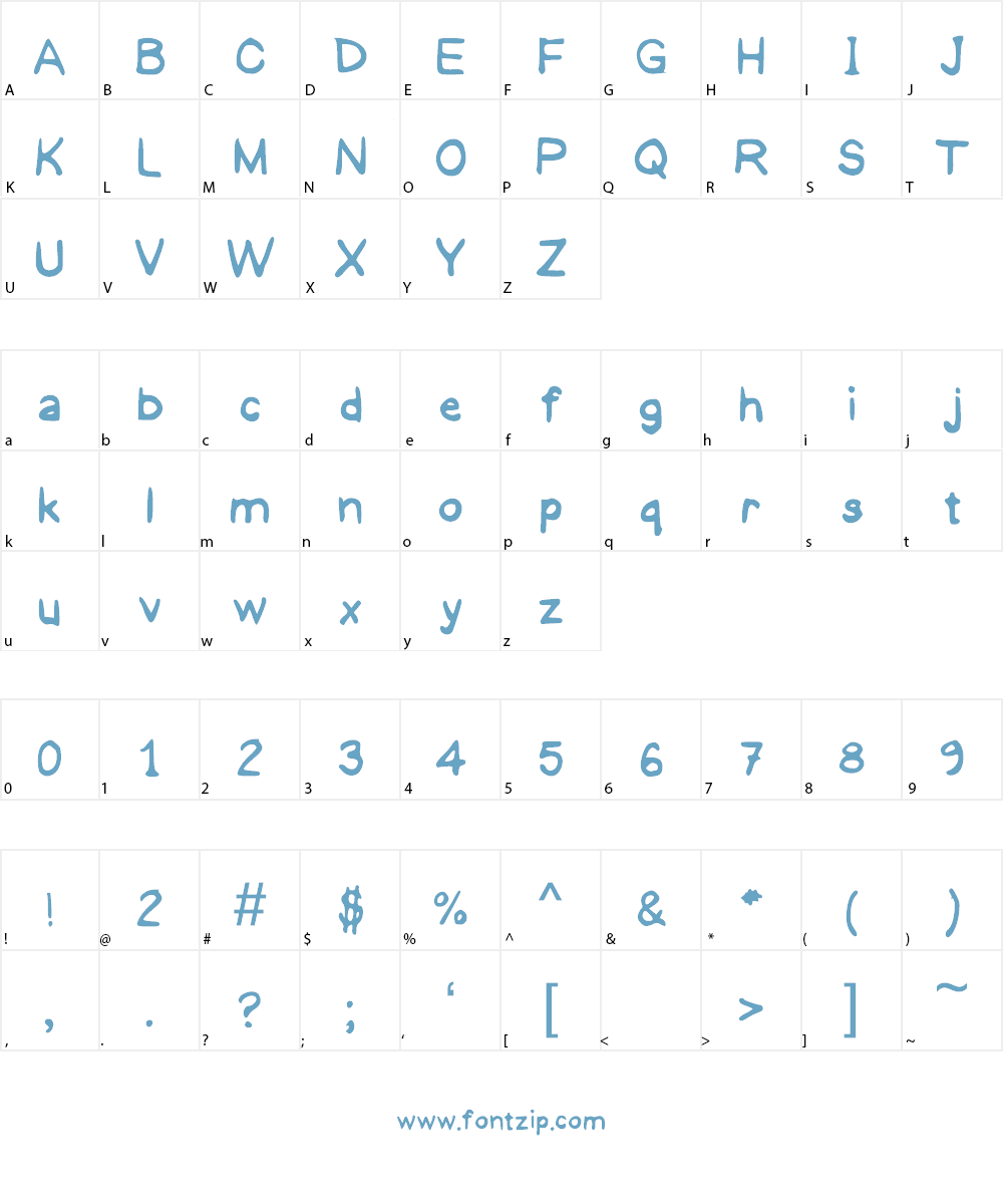 Gennaro Palmieri Sharpie 2016 Font Character