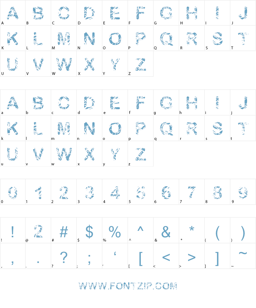 blambu Font Character