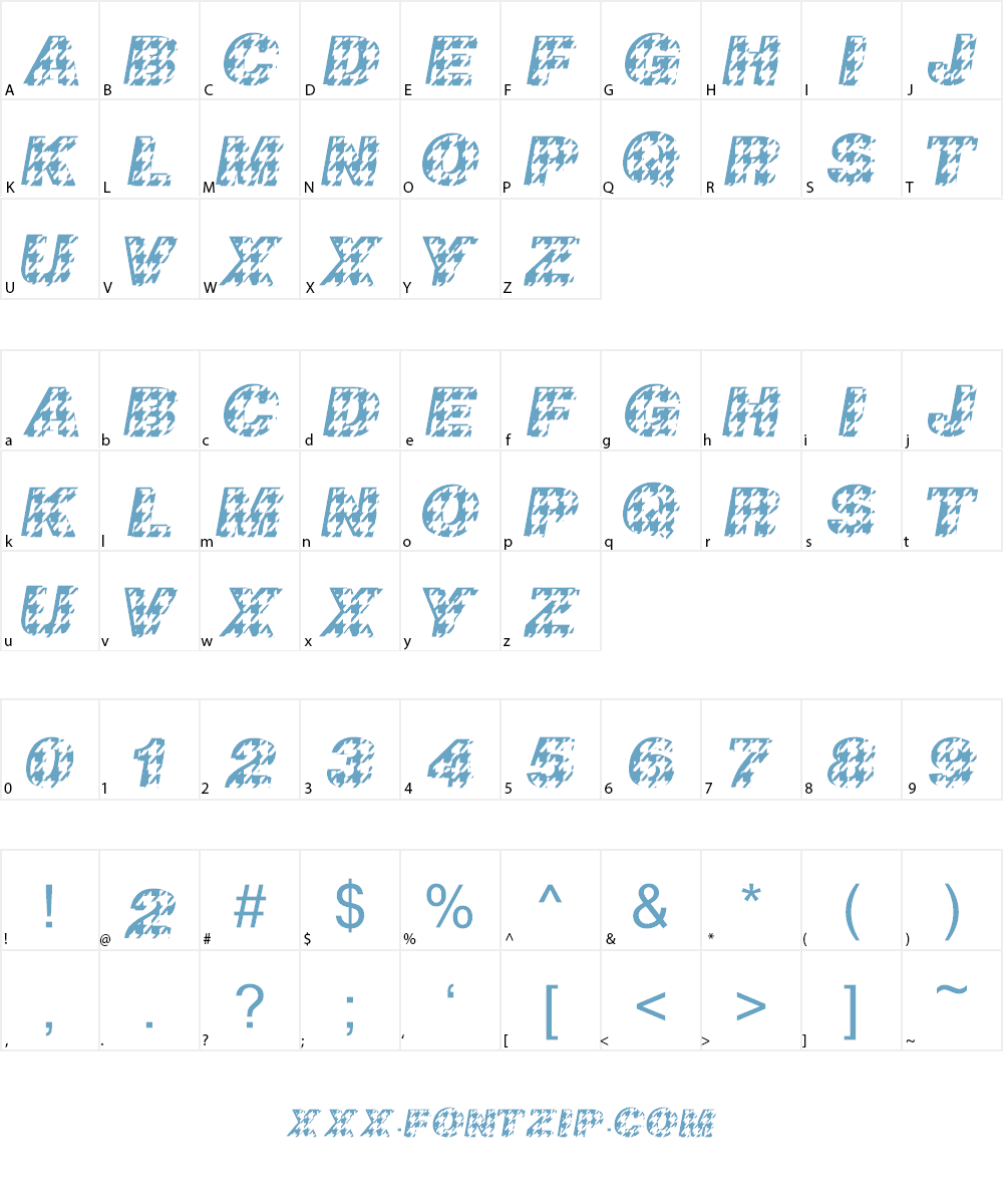 Hounds Font Character