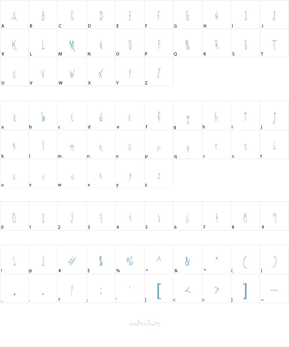 CHEMOs Font Font Character
