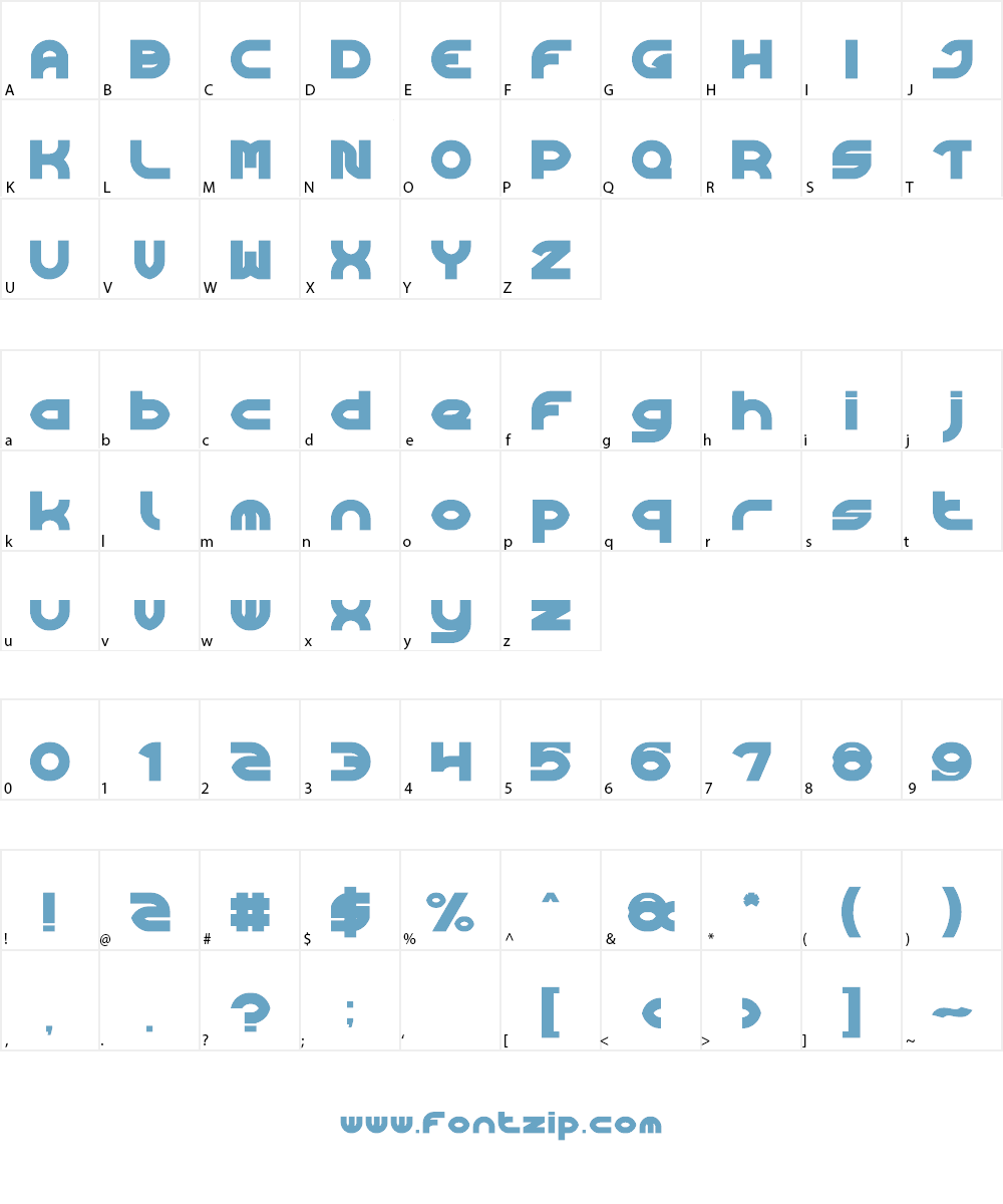 ALGORITHM Font Character