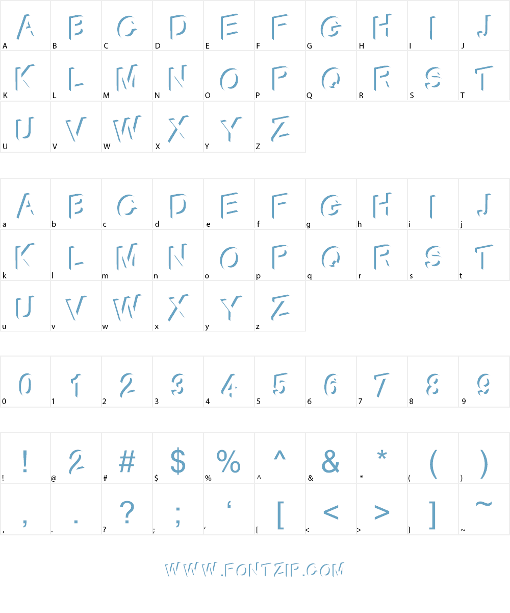 Therp Font Character
