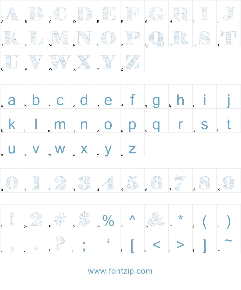 StoneStory Font Character