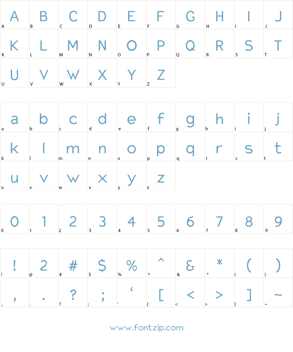 Charger Pro Font Character