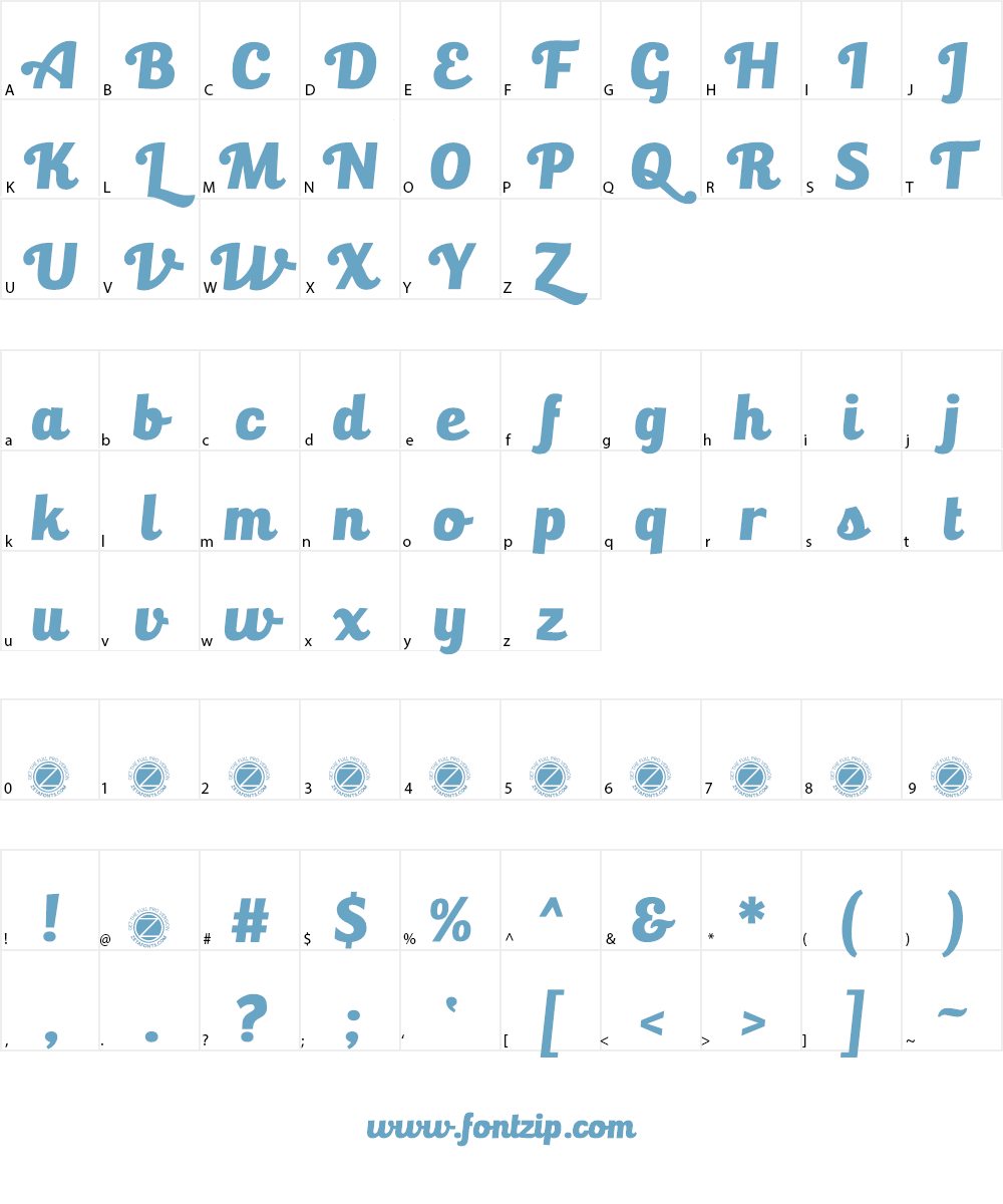 Bulletto Killa¬ Font Character