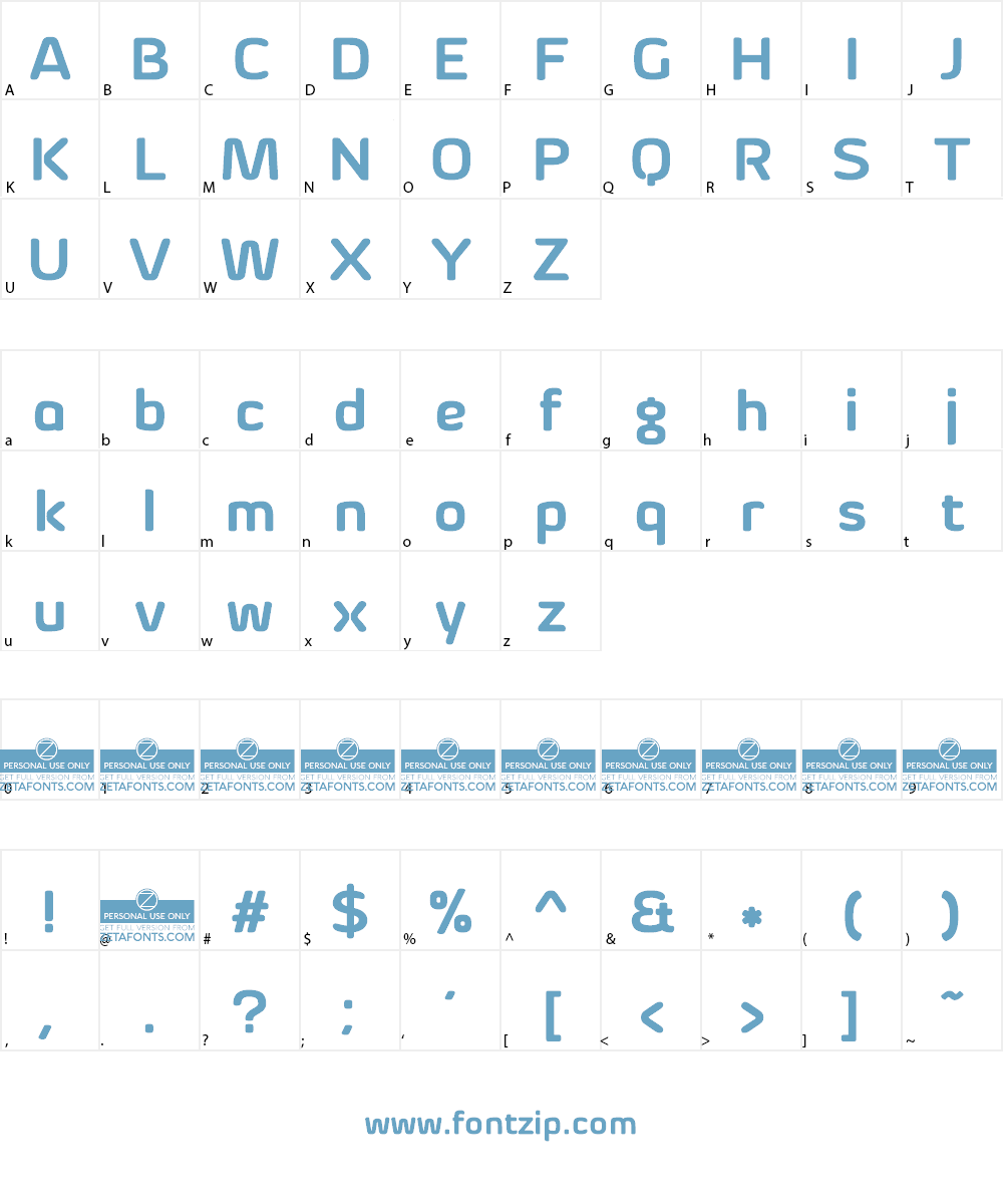 Byom Font Character