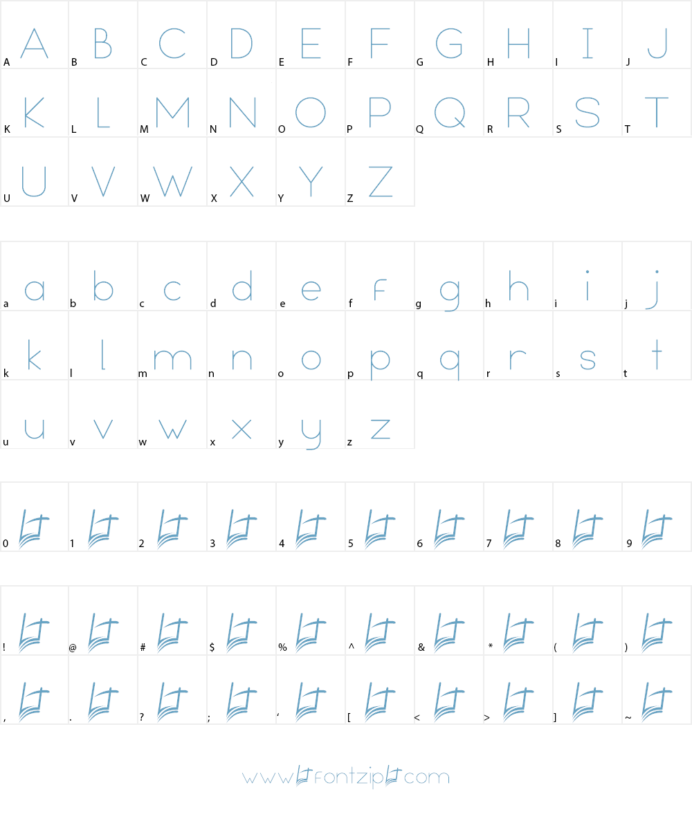 Leal Font Character