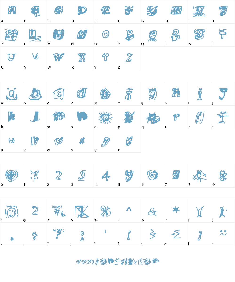 DaBoss Font Character