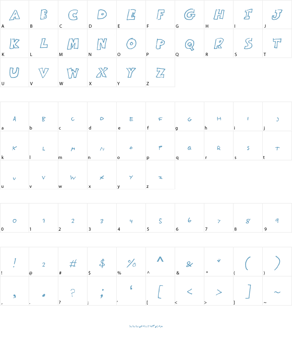 Half_Time Font Character