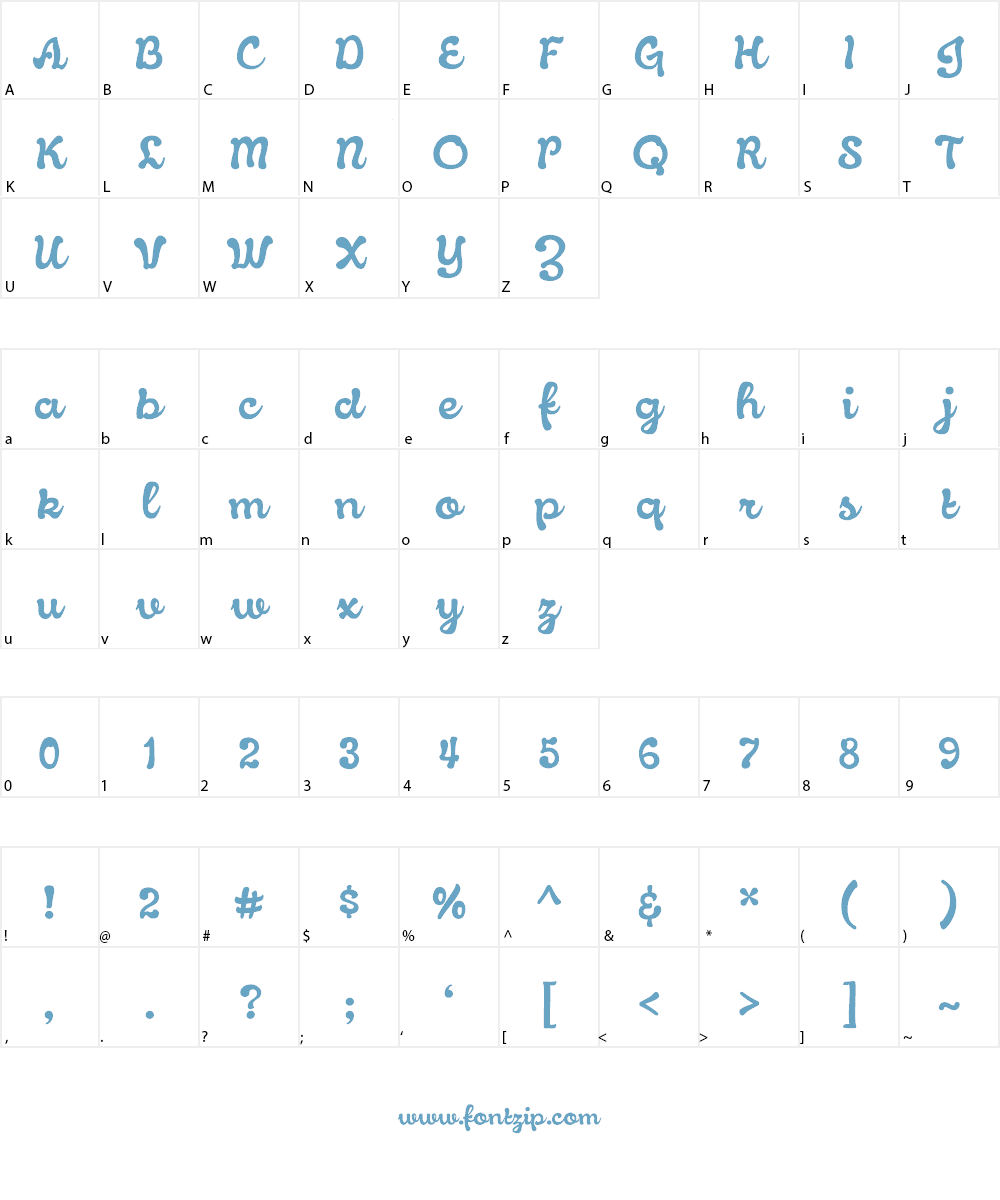 Knud Font Character