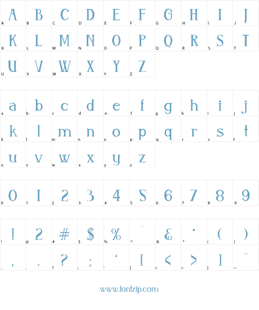 Aleijadinho Font Character