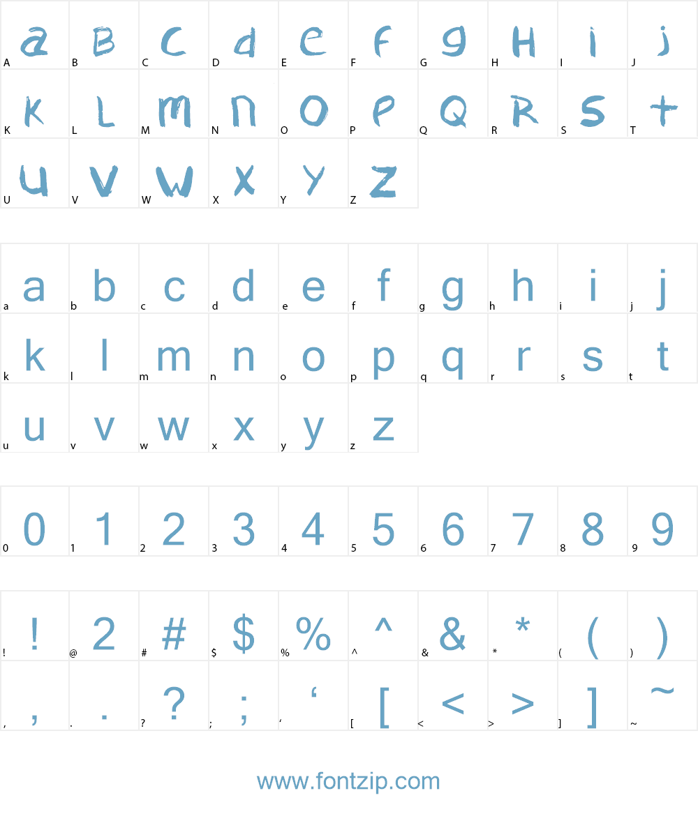Confused Font Character