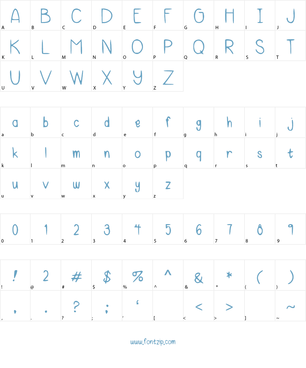 Harmony Font Character
