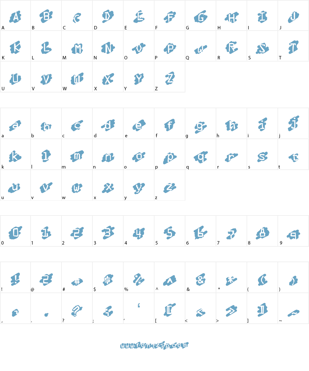 LuckyScratcher Font Character