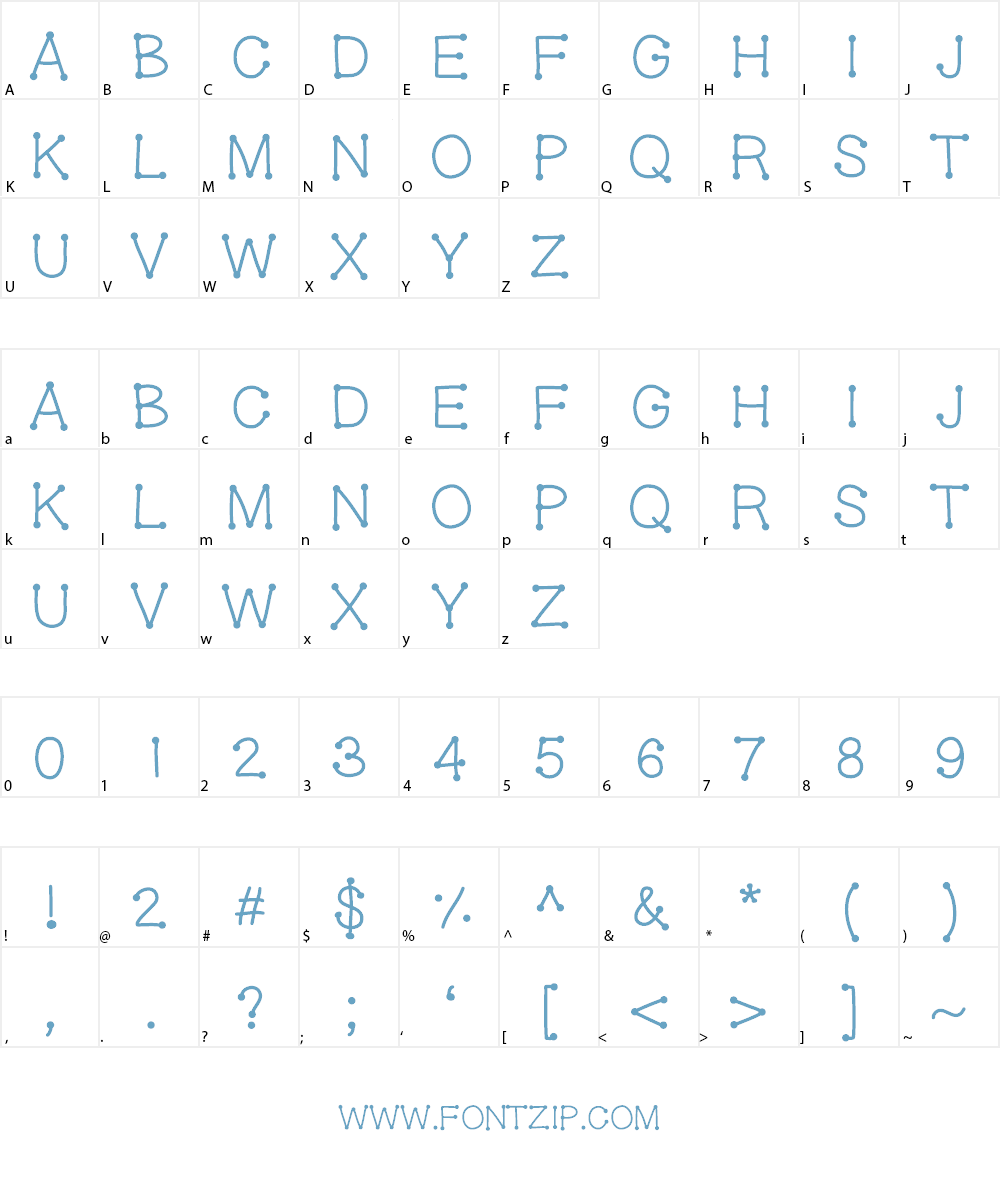 GelDotica Font Character
