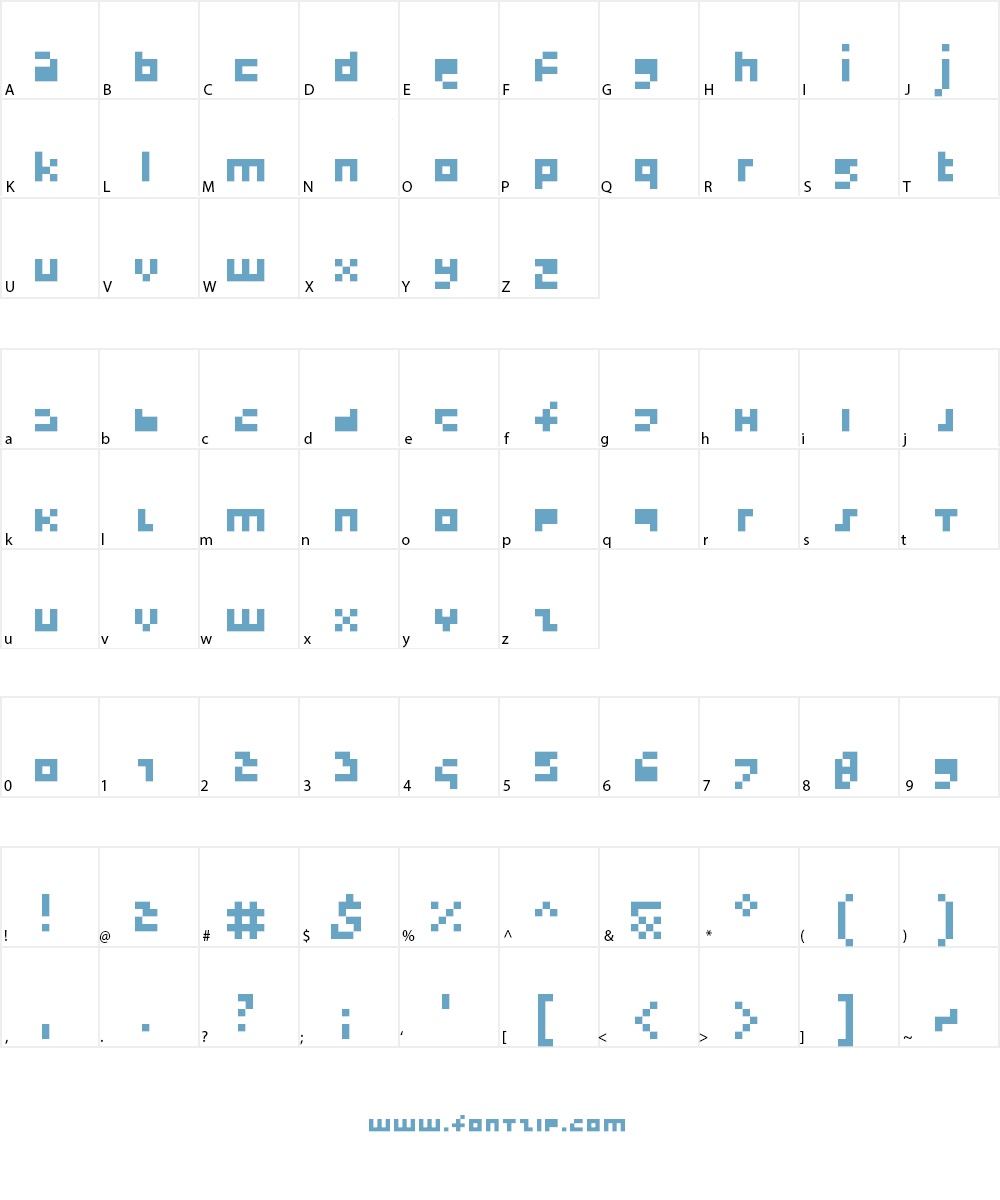 Satzkorn Font Character