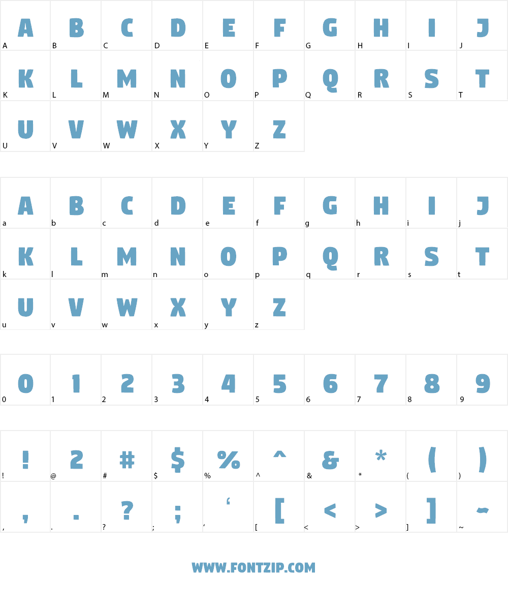 Digitalt Font Character