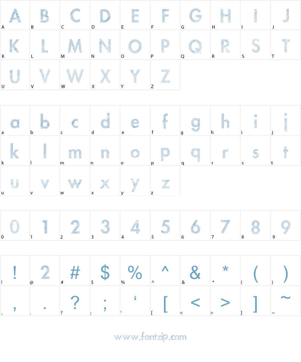 Futuremoon Font Character