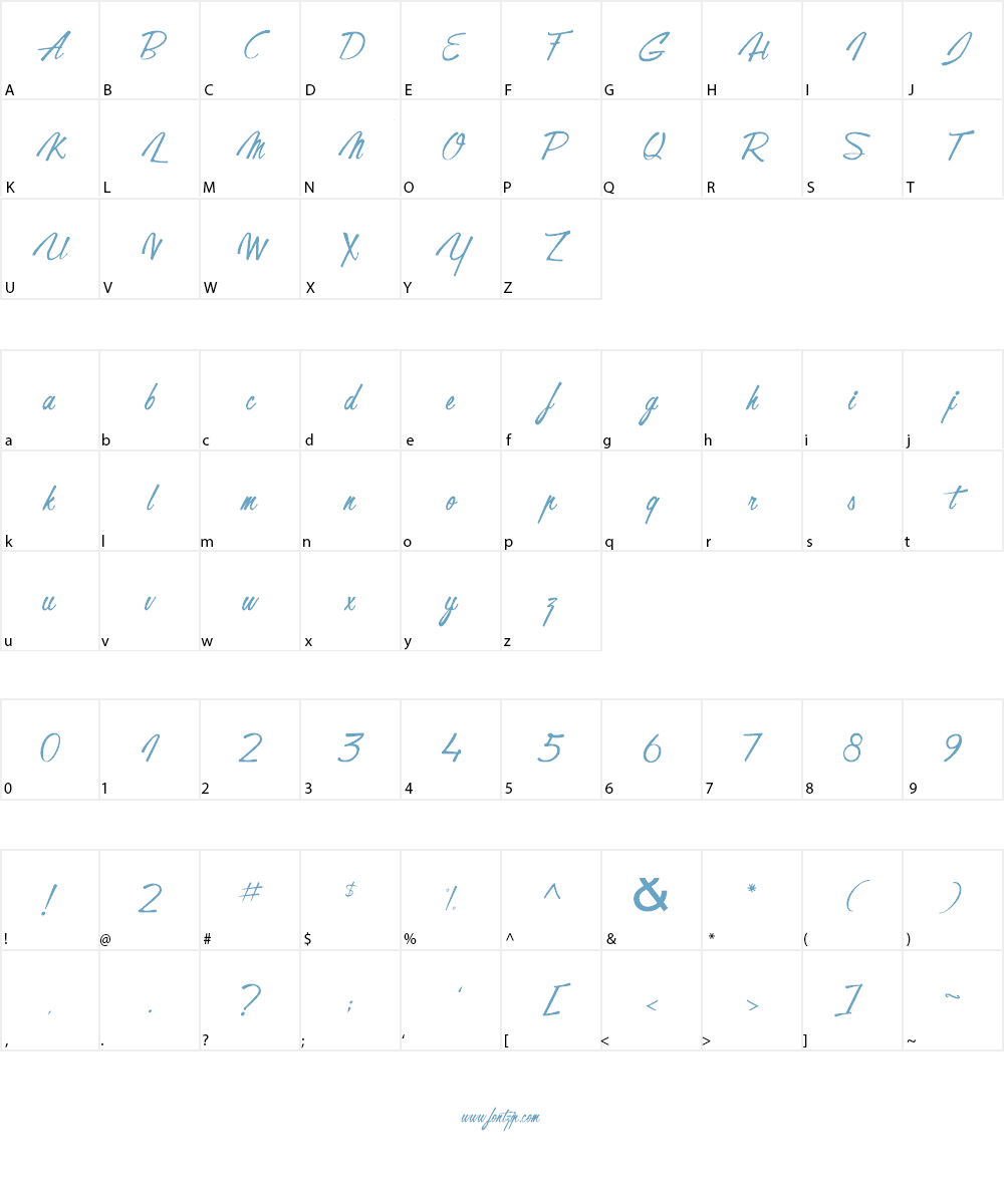 Download Font Gentleman On The Rainbow