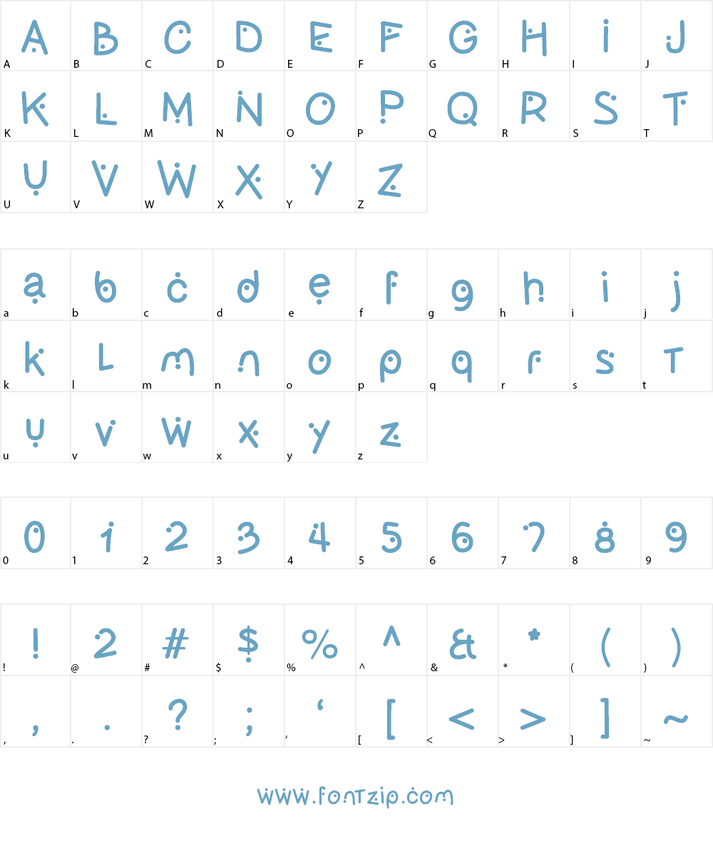 Olives Font Character