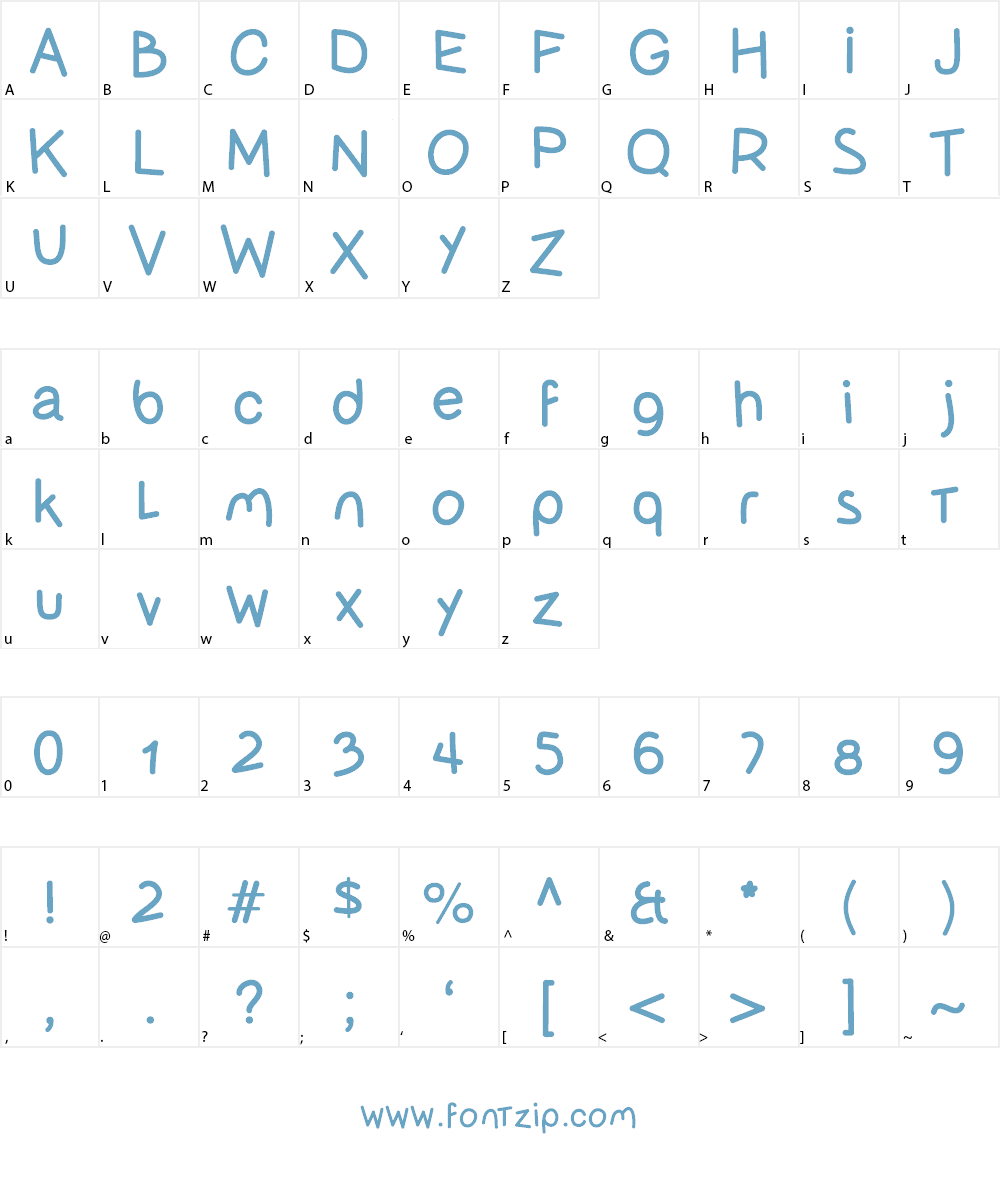 OlivessansPimiento Font Character