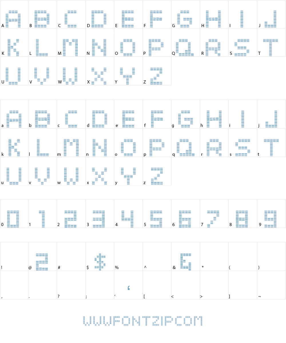 Beato ExtBd Head Font Character
