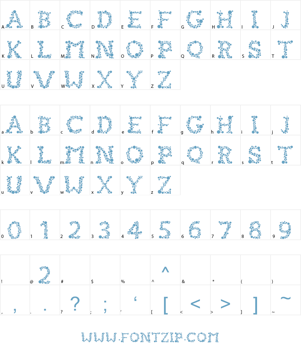 FIZZO Font Character