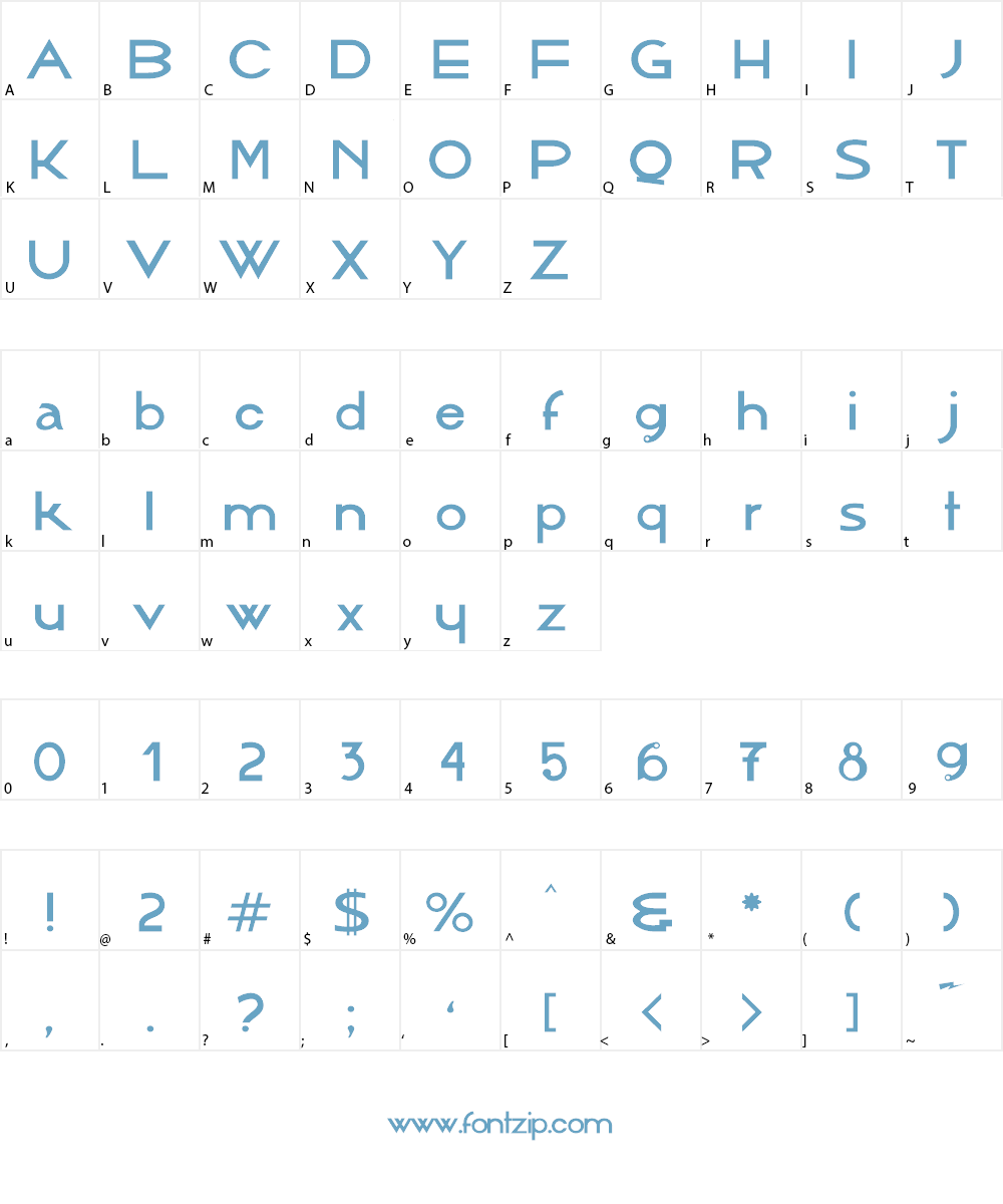 AlbergueBoaVontade Font Character