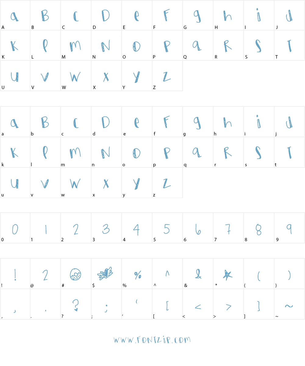 LeGouter Font Character