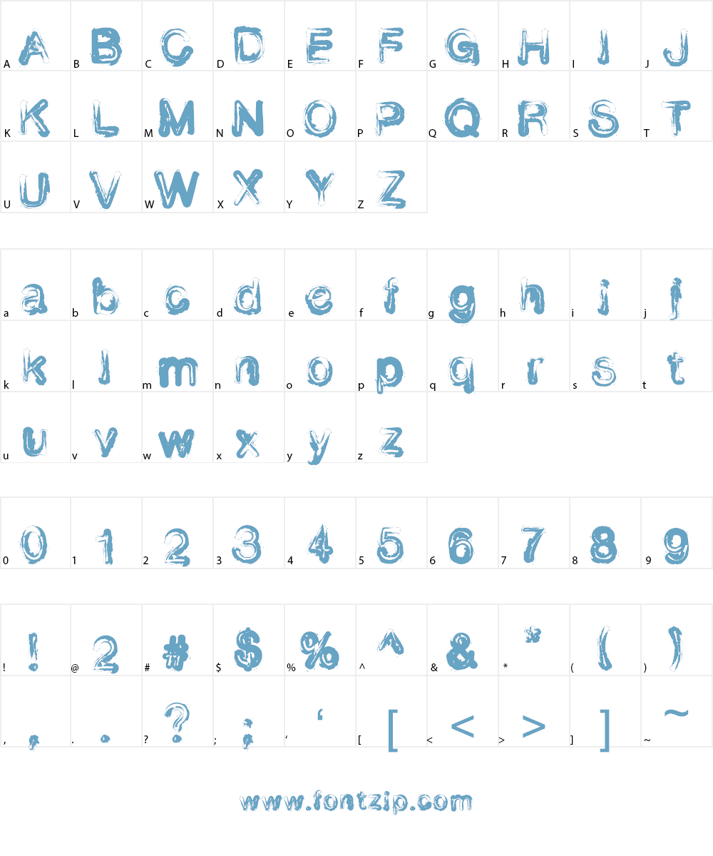 Toner Incident Font Character