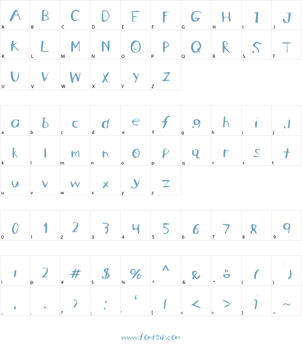 NotPerfect Font Character