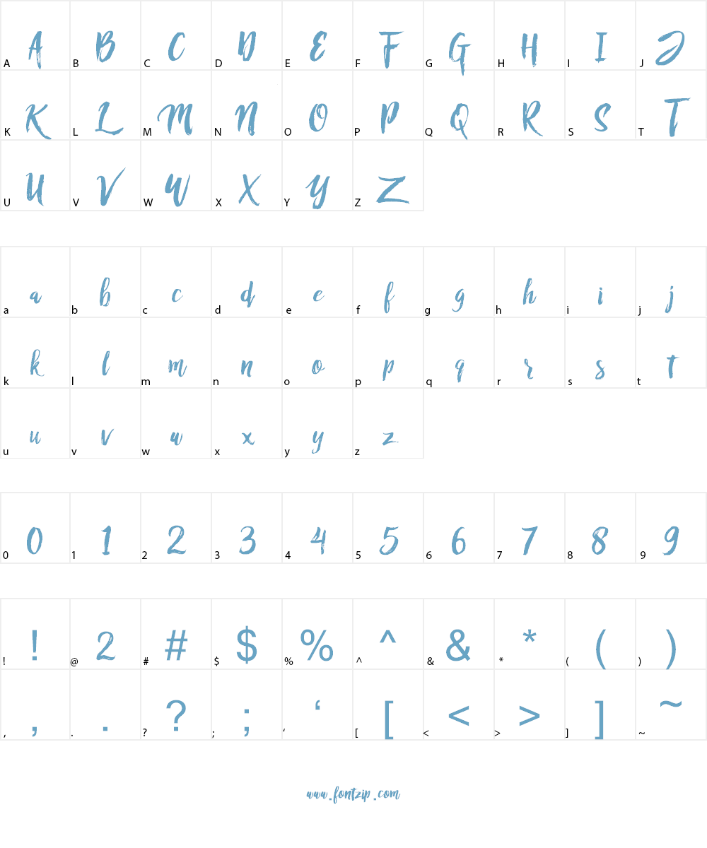 RofiTaste Font Character