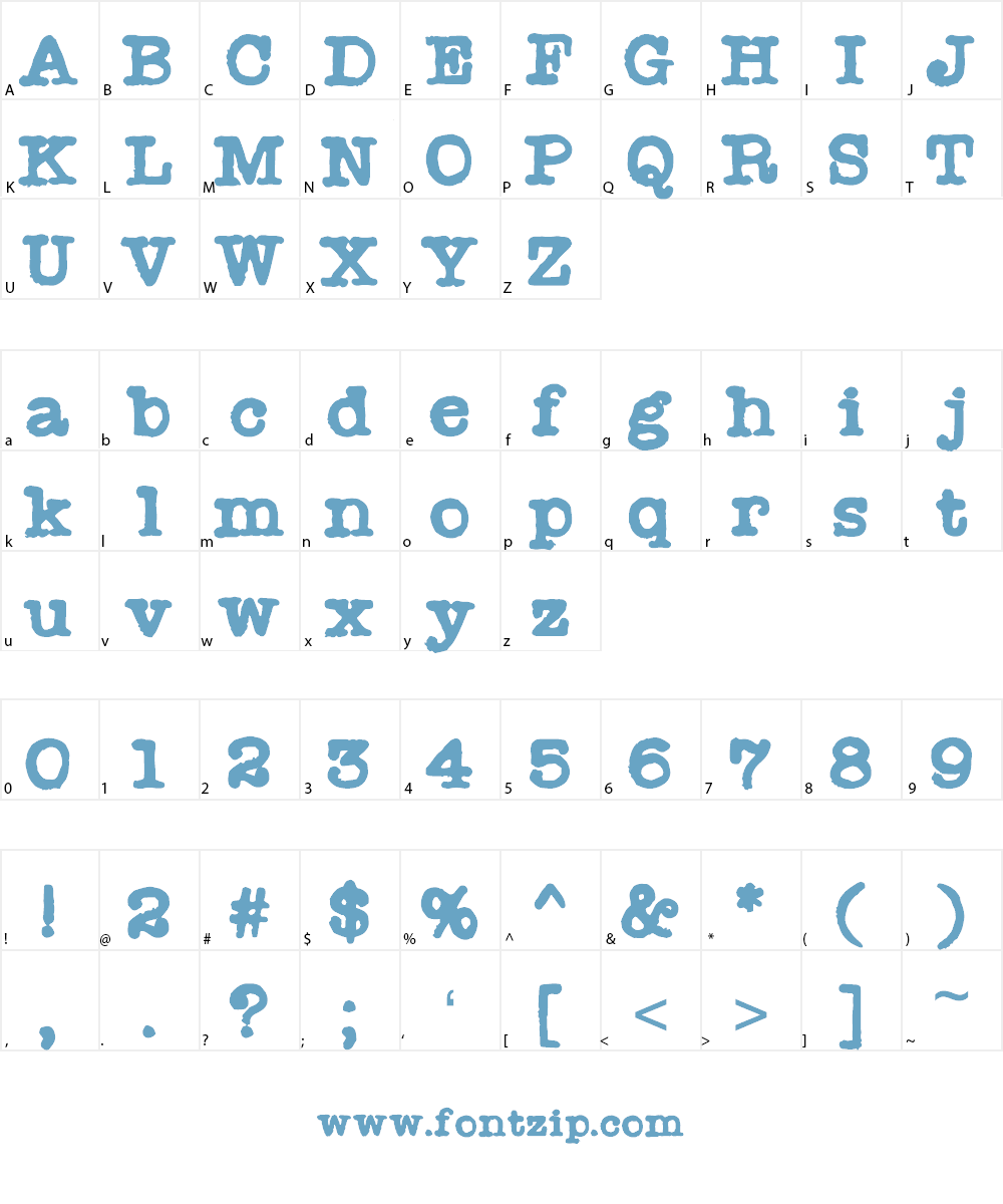 Radio Newsman Font Character