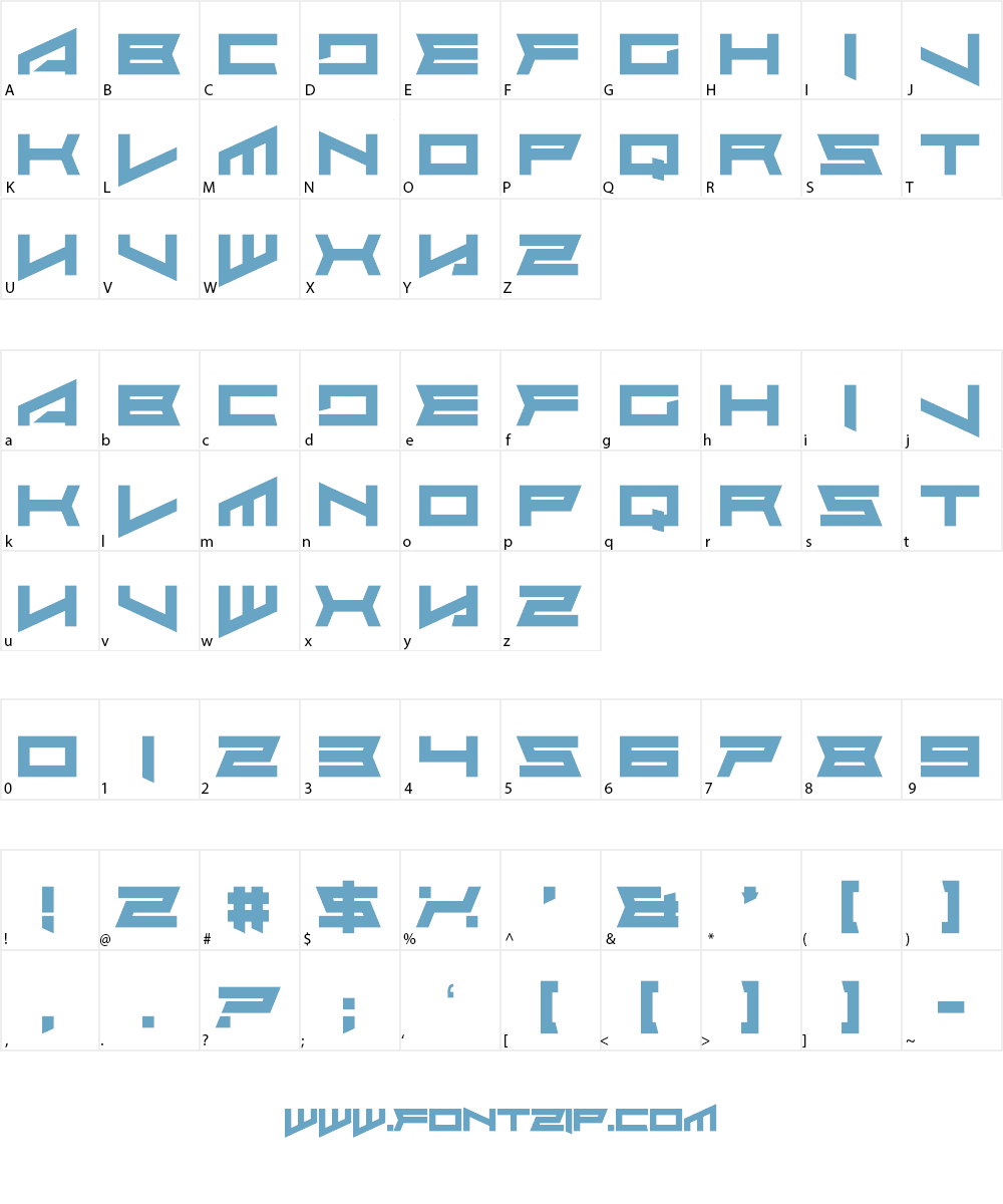 Assvssin Font Character