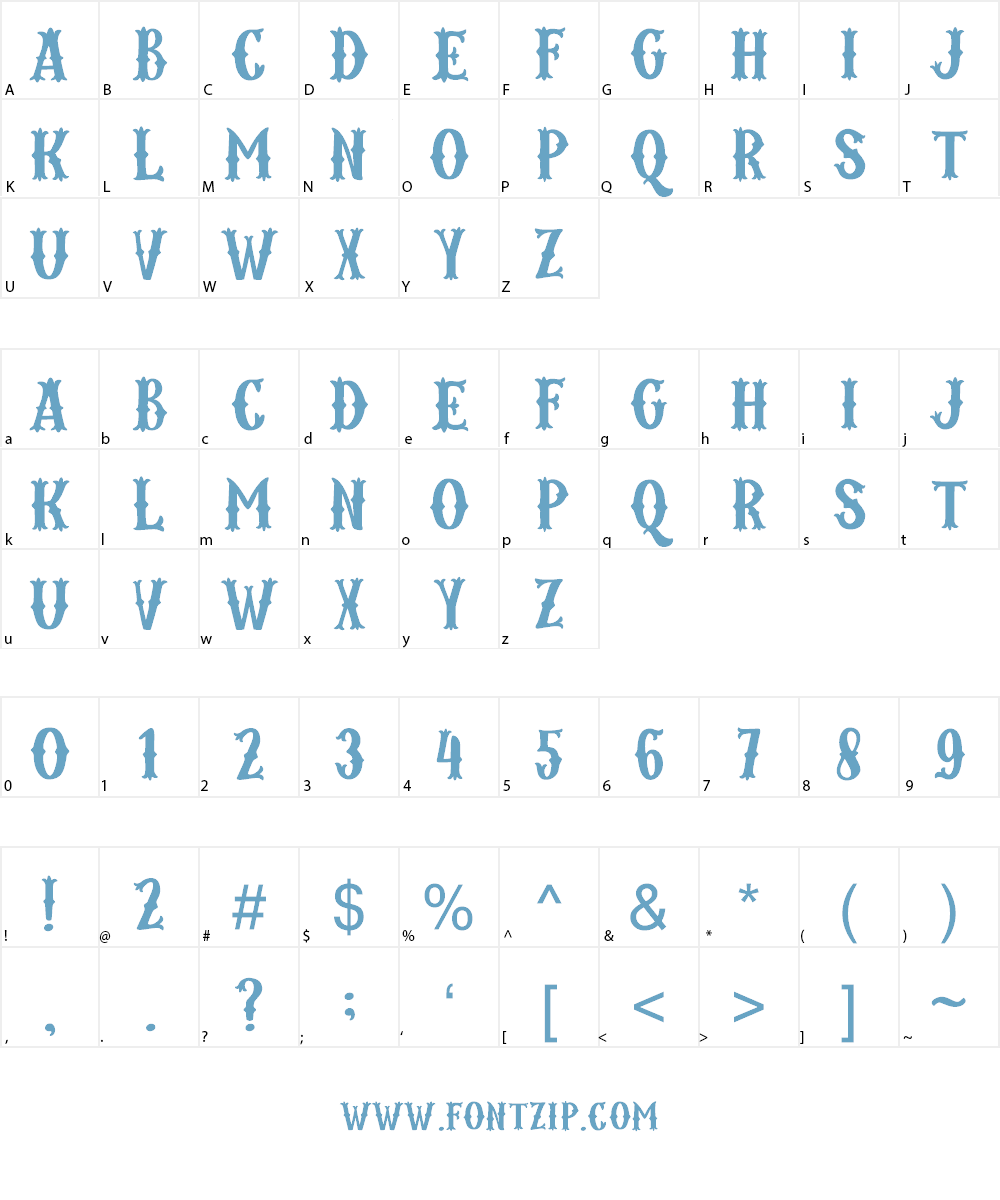 Kordes Font Character