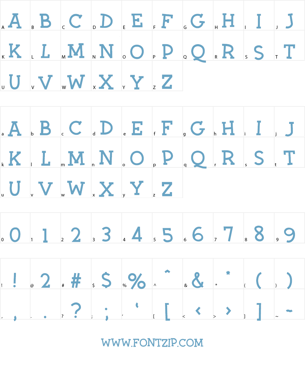 Twiddlestix Font Character
