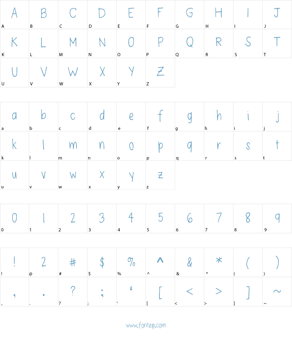 Kristine_Pearl Font Character
