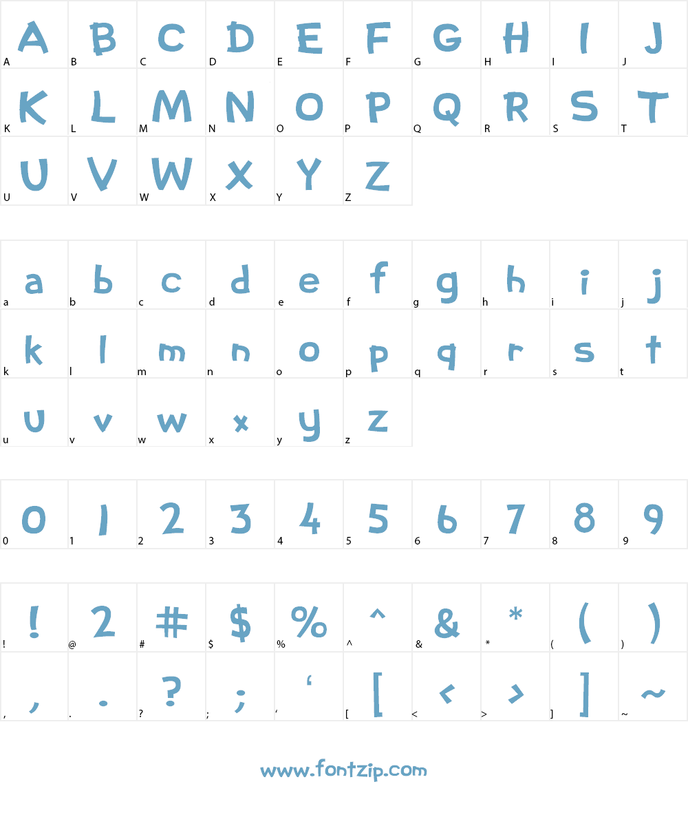 Kazuke Font Character