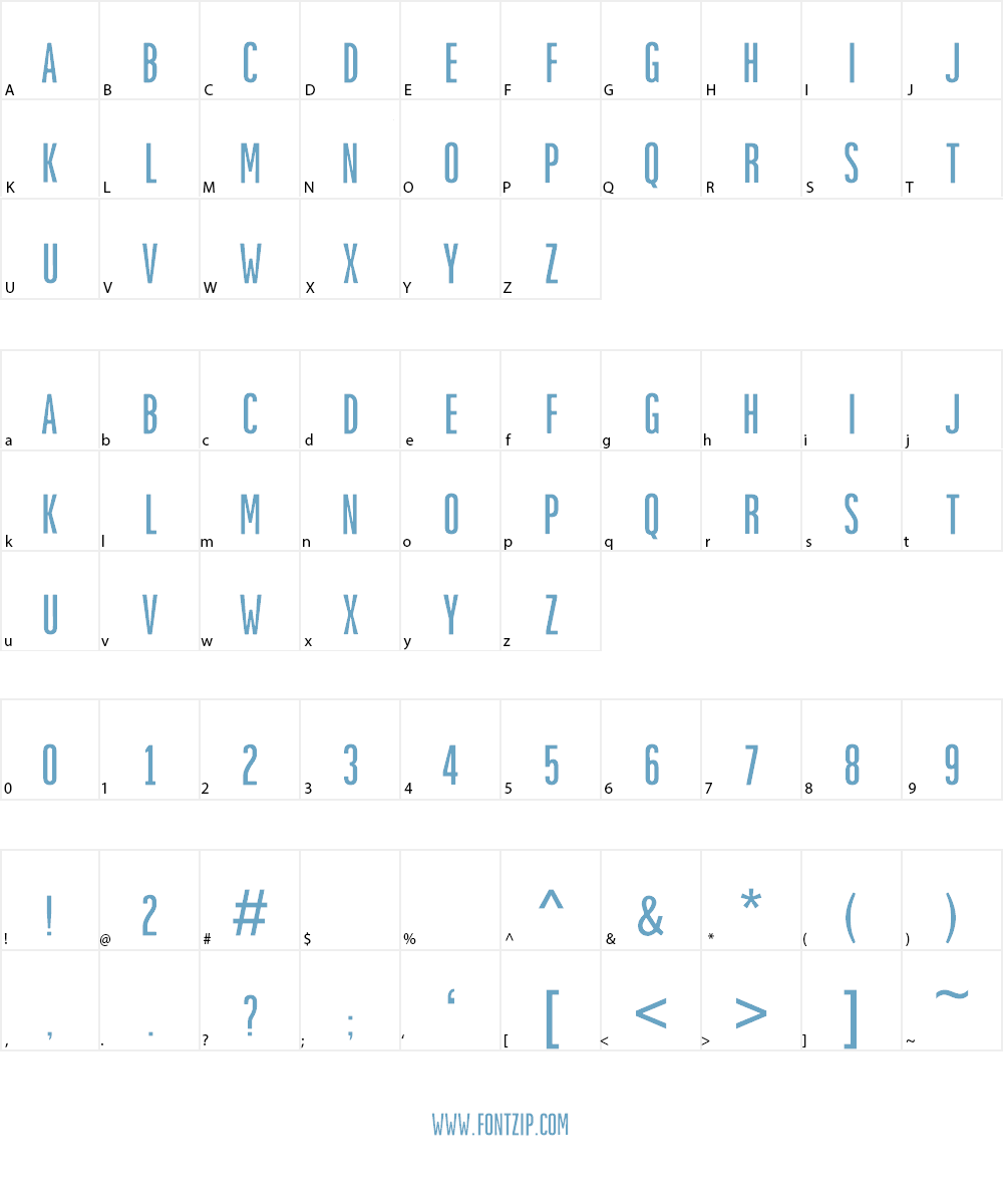Mundane Gothic Font Character