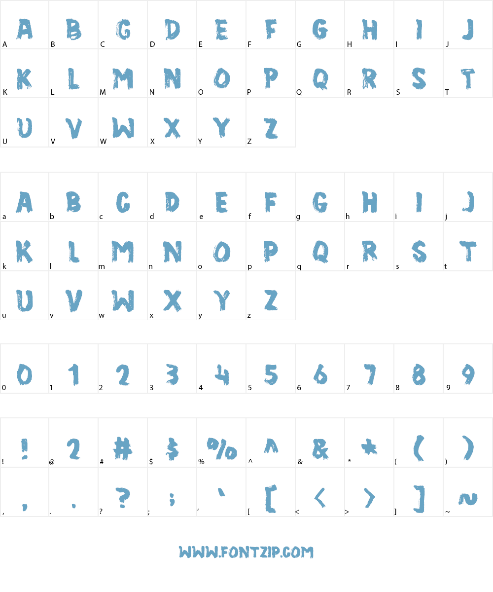 Garlic Embrace DEMO Font Character