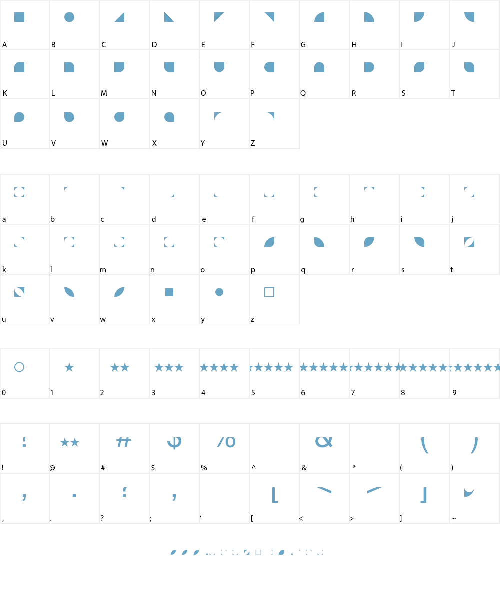 Designing Font Character