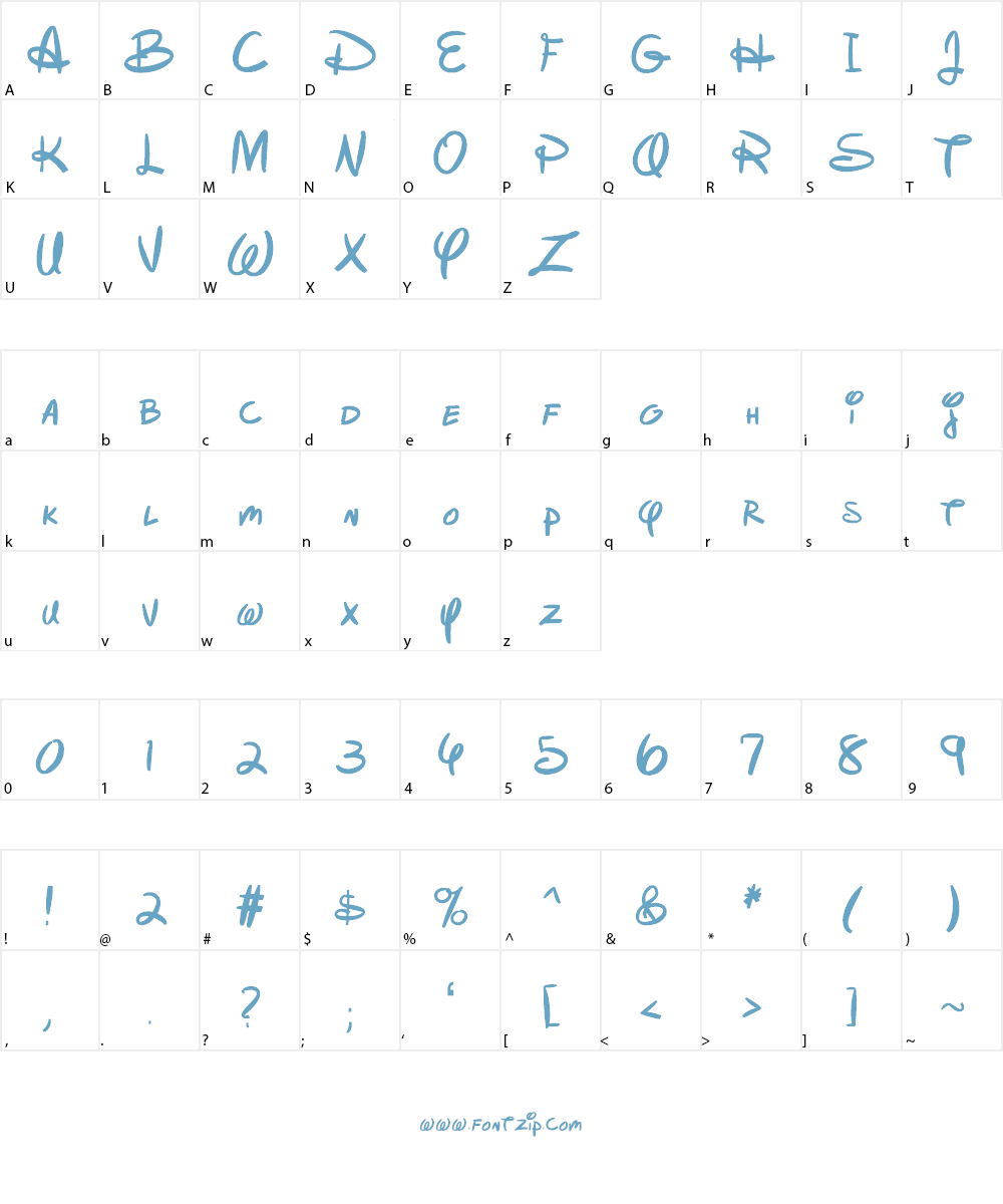 Mickorama Font Character