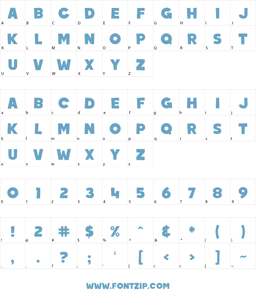 Teereks Font Character