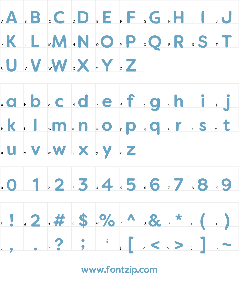 Vanilla Extract Font Character